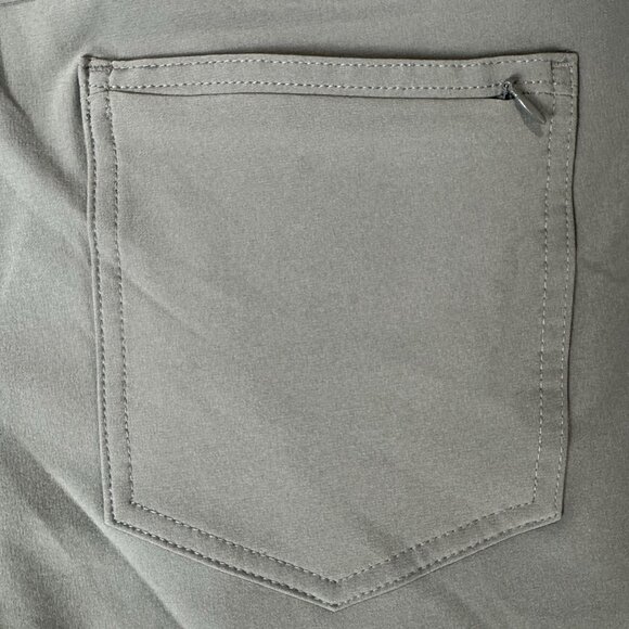 Mizzen Main Helmsman Pants Men 38x32 Olive Green Slim Stretch Performance Golf - Picture 4 of 13